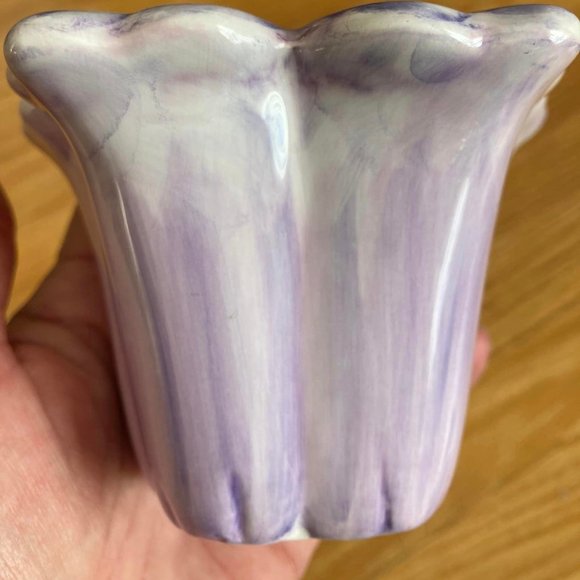 Bella Casa Ganz Art Deco Ceramic Hand painted candle holders - Picture 8 of 9